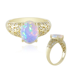Gouden ring met een AAA Welo-opaal (de Melo)