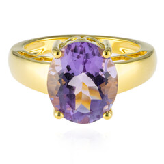 Zilveren ring met een amethist
