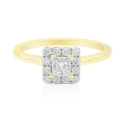 Gouden ring met een Diamant SI1 (G) (Annette)