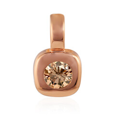 Gouden hanger met een VS1 Argyle-Rose de France-Diamant