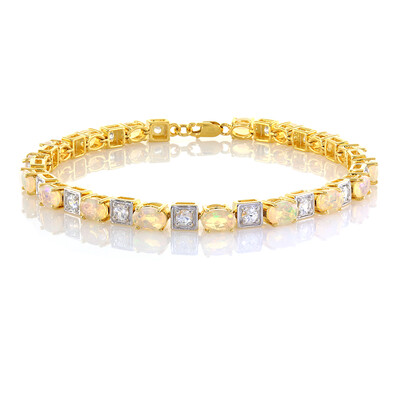 Zilveren armband met Welo-opalen