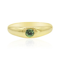 Gouden ring met een Madagaskar Demantoid (John Ferry)