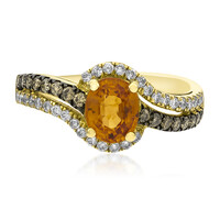 Gouden ring met een Mandarijn granaat (CIRARI)