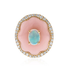 Gouden ring met een AAA Welo-opaal (CIRARI)