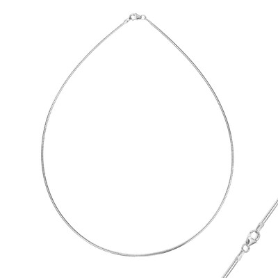 Zilveren halsketting (MONOSONO COLLECTION)