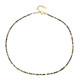 Zilveren halsketting met diamanten
