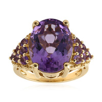 Zilveren ring met een amethist