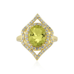 Zilveren ring met een Limoen Kwarts