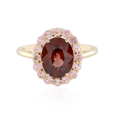 Gouden ring met een Mahagoni Zirkoon