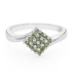 Zilveren ring met alexandrieten