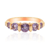 Zilveren ring met een amethist