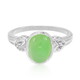 Zilveren ring met een keizerlijk chrysopraas