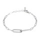 Zilveren armband met I3 (I) Diamanten
