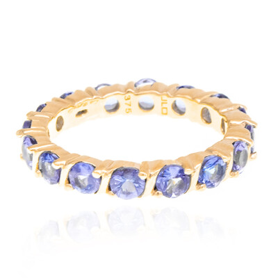 Gouden ring met tanzanieten (La Revelle)
