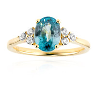 Gouden ring met een Ratanakiri zirkoon