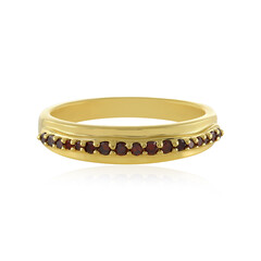 Zilveren ring met I4 Rode Diamanten