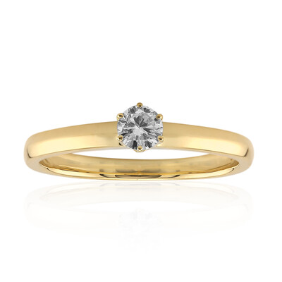 Gouden ring met een SI2 (H) Diamant