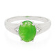Zilveren ring met een keizerlijk chrysopraas