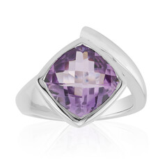 Zilveren ring met een amethist (Pallanova)