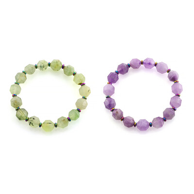 Armband met lavendel amethisten