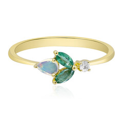 Gouden ring met een AAA Welo-opaal (CIRARI)