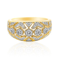 Gouden ring met een Diamant SI1 (G)