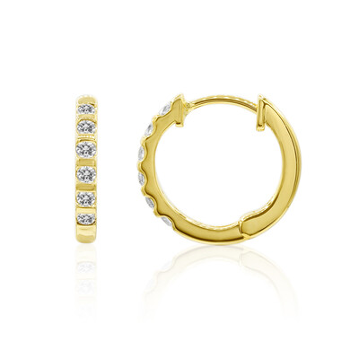Gouden oorbellen met IF Diamanten (D) (Annette)