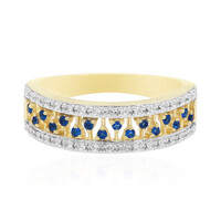 Gouden ring met Haüynen