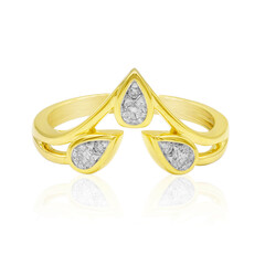 Gouden ring met Diamanten SI1 (G)