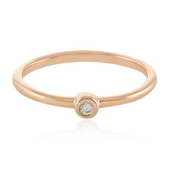 Zilveren ring met een I2 (H) Diamant