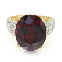 Gouden ring met een spessartien (AMAYANI)