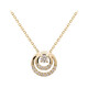 Gouden halsketting met I1 (H) Diamanten (CIRARI)