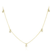 Gouden halsketting met I1 (H) Diamanten (CIRARI)