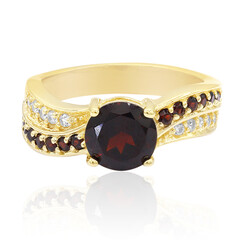 Zilveren ring met een Mozambique granaat