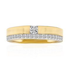 Gouden ring met een IF Diamant (D)