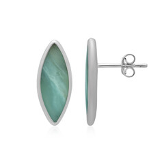 Zilveren oorbellen met Pacific Chalcedoon