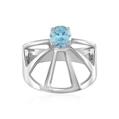 Zilveren ring met een Ratanakiri zirkoon (de Melo)