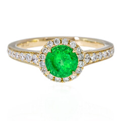 Gouden ring met een AAA tsavoriet (CIRARI)