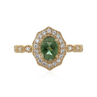 Gouden ring met een Oregon zonnesteen