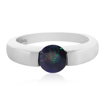 Zilveren ring met een Mezezo opaal