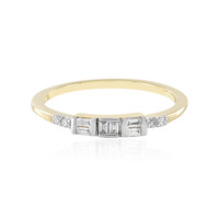 Gouden ring met SI1 (H) Diamanten