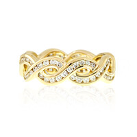 Gouden ring met Loepzuivere (F) Diamanten (LUCENT DIAMONDS)