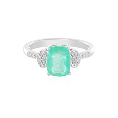 Gouden ring met een Russische smaragd (AMAYANI)