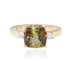 Gouden ring met een andalusiet