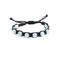 Armband met aquamarijnstenen