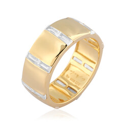 Zilveren ring met zirkonen (de Melo)