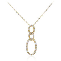 Gouden halsketting met I1 (H) Diamanten (CIRARI)