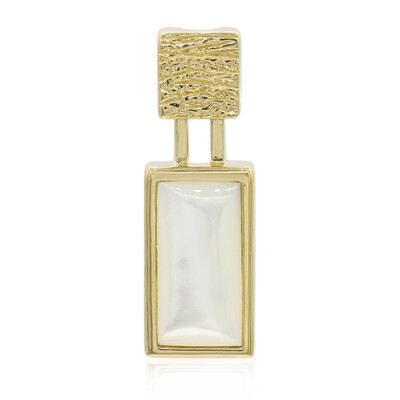 Zilveren hanger met een parelmoer (MONOSONO COLLECTION)