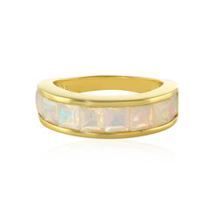 Zilveren ring met Welo-opalen
