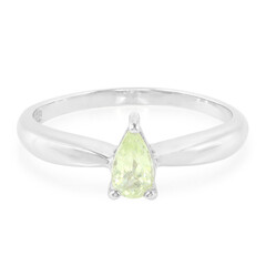 Zilveren ring met een toermalijn